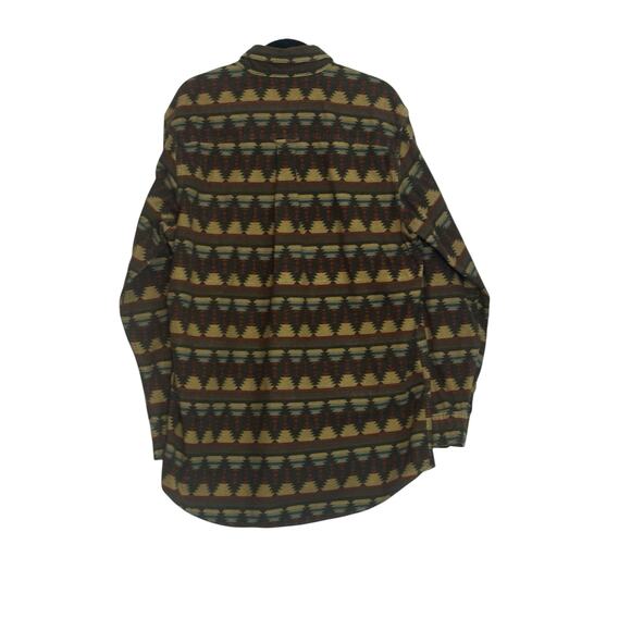Woolrich Vintage Aztec Southwest Blanket Style Shirt size Large - Picture 7 of 11